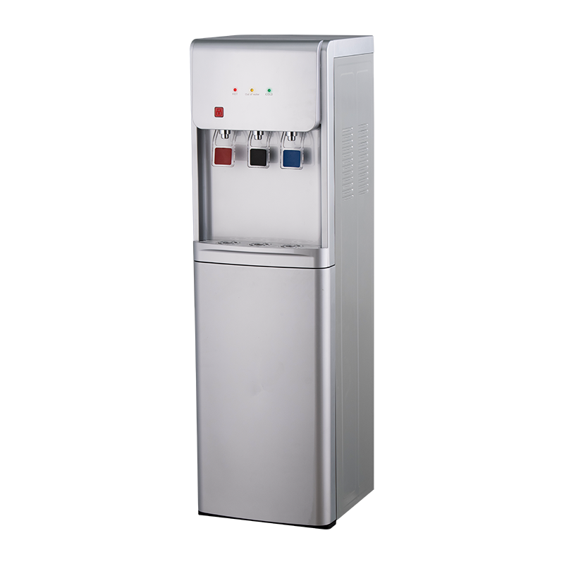 YX-2506/YLX-2506 Zilverkleurige waterdispenser met drie uitlaten en bodem