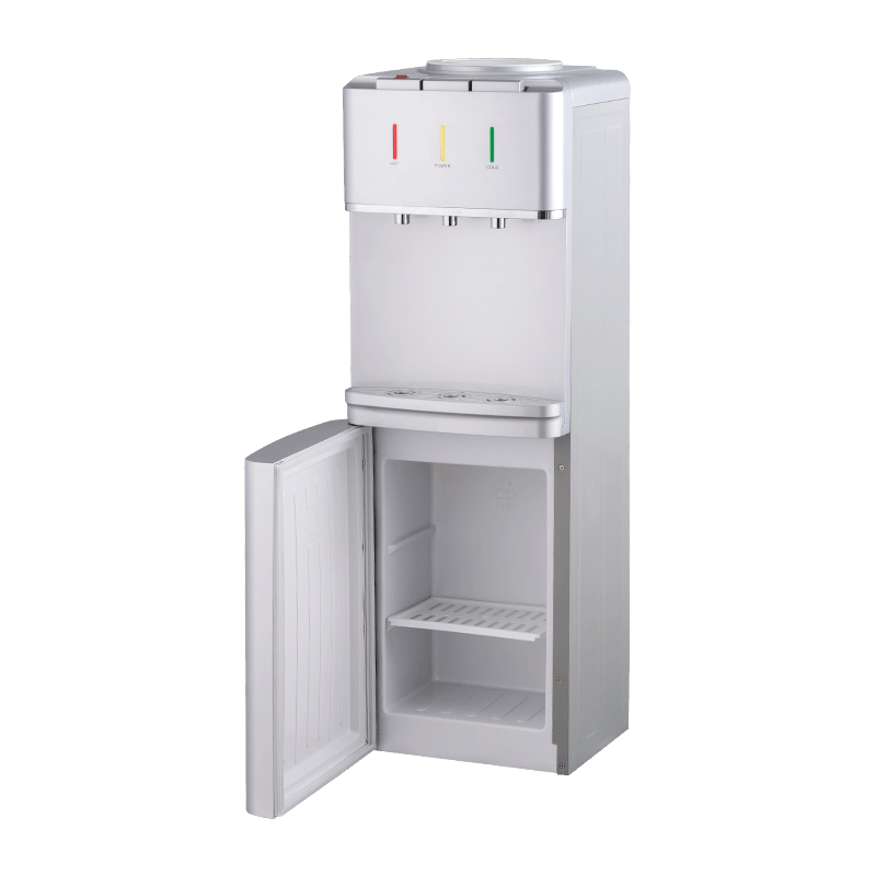 YR-2508/YLR-2508/YLR-2508Y Zilveren verticale waterdispenser voor huishoudelijk gebruik YR-2508/YLR-2508/YLR-2508Y Zilveren verticale waterdispenser voor huishoudelijk gebruik