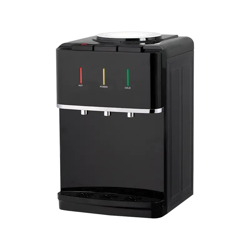 YR-2508T/YLR-2508T Zwarte desktop-waterdispenser voor warm en koud water
