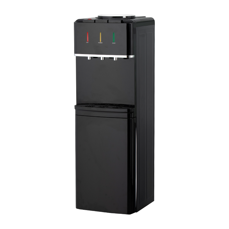 YR-2508/YLR-2508/YLR-2508Y Zwarte verticale waterdispenser voor huishoudelijk gebruik