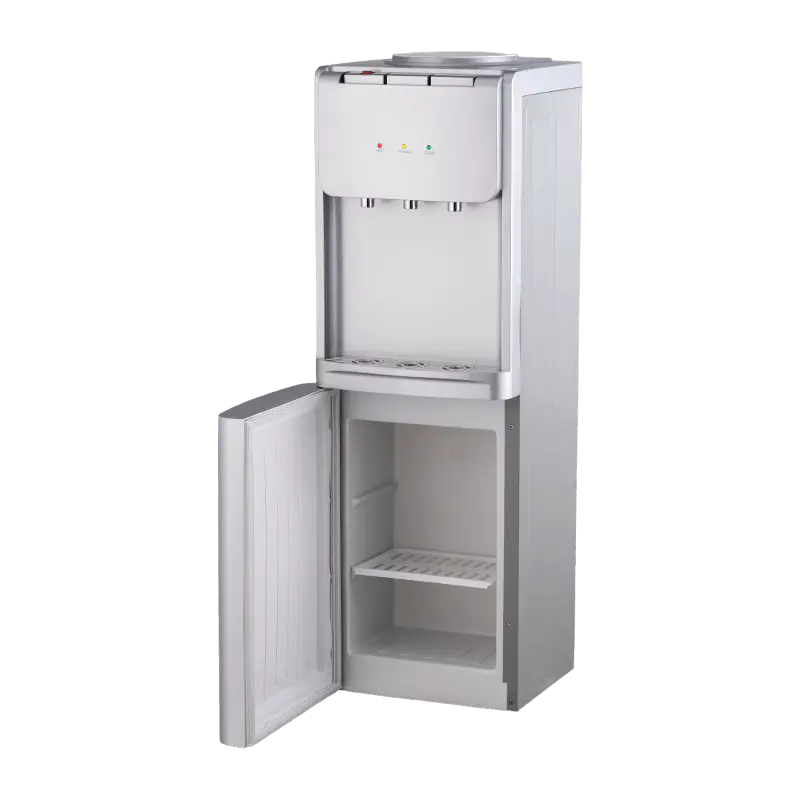 YR-2505/YLR-2505/YLR-2505Y Zilveren verticale waterdispenser met bodembelasting YR-2505/YLR-2505/YLR-2505Y Zilveren verticale waterdispenser met bodembelasting