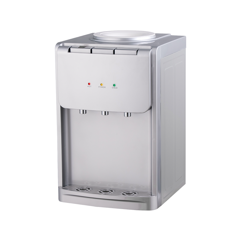 YR-2505T/YLR-2505T Zilverkleurige desktop-waterdispenser met bovenlader