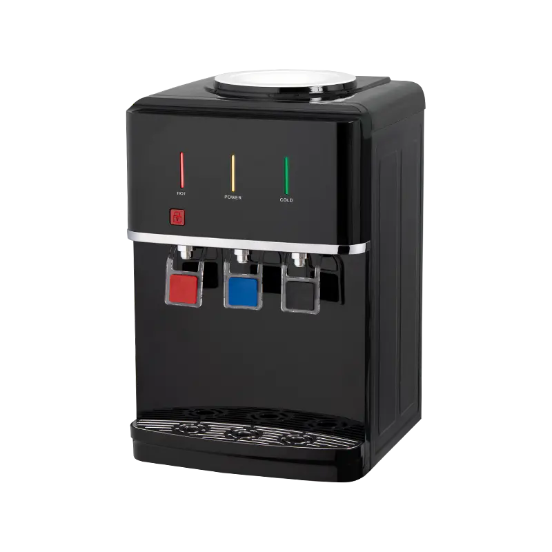 YR-2509T/YLR-2509T Zwarte desktop-waterdispenser met drie uitgangen