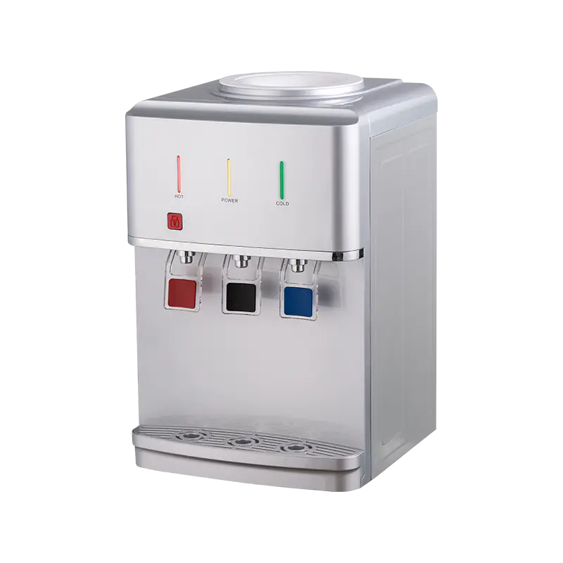 YR-2509T/YLR-2509T Zilver Desktop Waterdispenser met drie uitgangen YR-2509T/YLR-2509T Zilver Desktop Waterdispenser met drie uitgangen