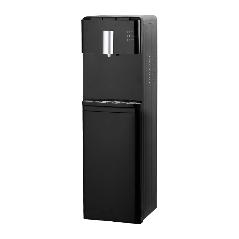 YX-2507/YLX-2507 Zwarte waterdispenser voor koude/hete/normale temperatuur aan de onderkant