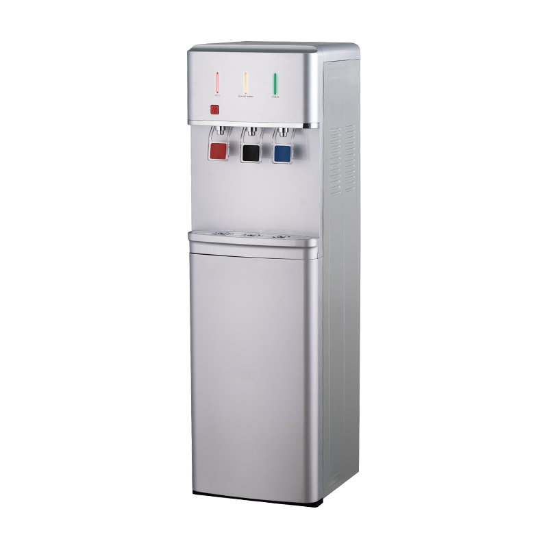 YX-2509/YLX-2509 Zilverkleurige huishoudelijke waterdispenser op de bodem