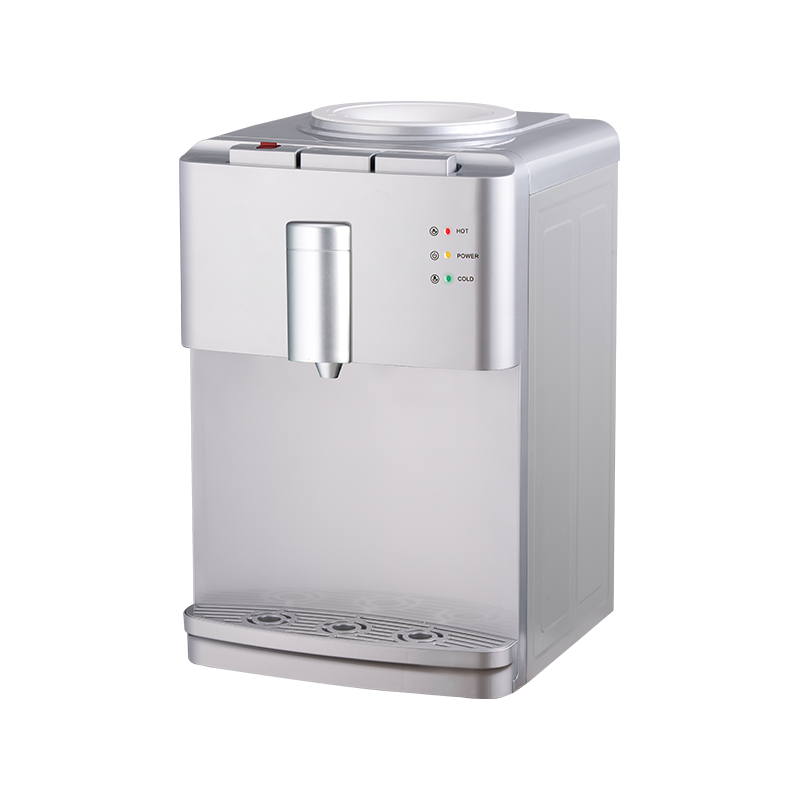 YR-2507T/YLR-2507T Zilverkleurige, koelbare desktop-waterdispenser