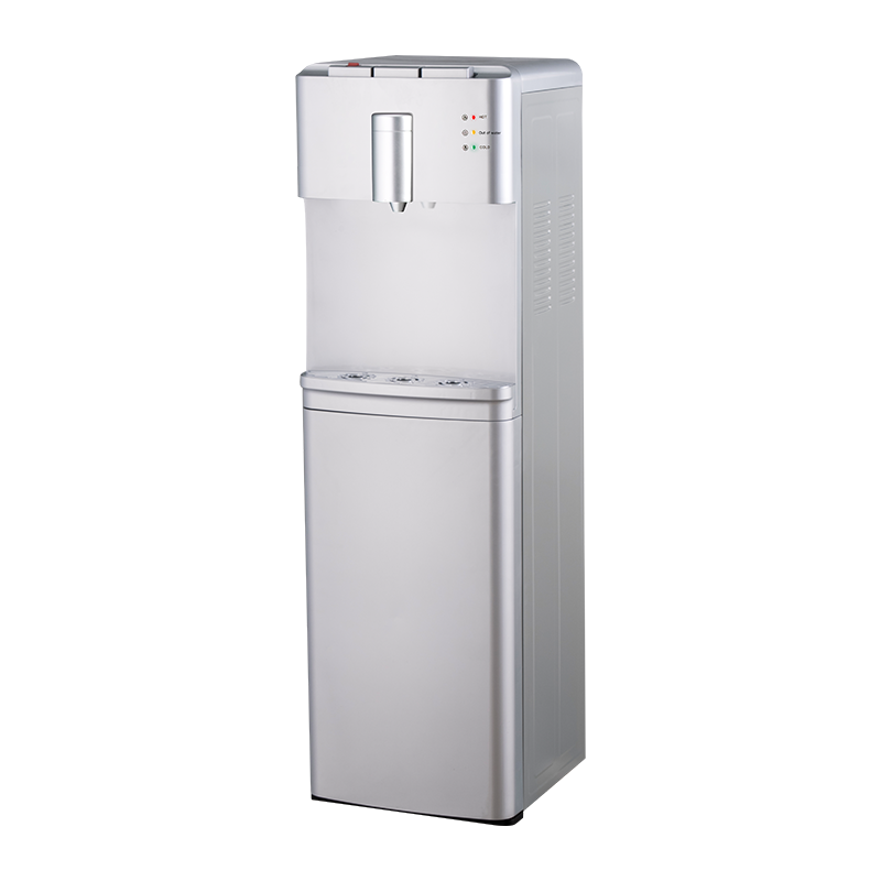 YX-2507/YLX-2507 Zilver Waterdispenser voor koude/hete/normale temperatuur aan de onderkant